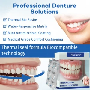 Nurbini® ThermoSeal Fresh Denture - ✅ Clinically proven to completely solve denture slippage and discomfort!